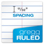 Ampad Earthwise by Ampad Recycled Reporter's Notepad, Gregg Rule, White Cover, 70 White 4 x 8 Sheets (TOP25280) View Product Image