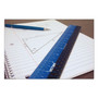 Victor Easy Read Stainless Steel Ruler, Standard/Metric, 12".5 Long, Blue View Product Image