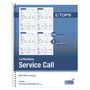 TOPS Service Call Book, Two-Part Carbonless, 5.5 x 3.88, 4 Forms/Sheet, 200 Forms Total View Product Image