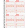 TOPS Service Call 2-part Spiral Message Slip Book - 200 Sheet(s) - Spiral Bound - 2 Part - Carbonless Copy - 5.50" x 4" Form Size Product Image 