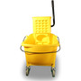 Genuine Joe Bucket/Wringer Combo Sidepress, 16"x14"x21", Yellow (GJO02347) View Product Image