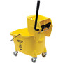Genuine Joe Bucket/Wringer Combo Sidepress, 16"x14"x21", Yellow (GJO02347) View Product Image