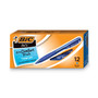 BIC BU3 Ballpoint Pen, Retractable, Bold 1 mm, Blue Ink, Translucent Blue/Blue Barrel, Dozen (BICBU311BE) View Product Image