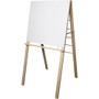 Flipside Big Book Easel - 24" (2 ft) Width x 24" (2 ft) Height - White Surface - Rectangle - Assembly Required Product Image 