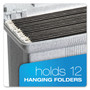 Pendaflex Portable File Boxes, Letter Files, 14.88" x 6.5" x 11.88", Granite View Product Image