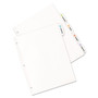 Avery Big Tab Printable White Label Tab Dividers, 5-Tab, 11 x 8.5, White, 20 Sets (AVE14434) View Product Image