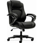 HON Chair - Vinyl Seat Material - Black Back Color - Vinyl Back Material - Black Frame Color - Mid Back Product Image 