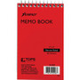 Ampad Topbound Memo Notebook - 50 Sheets - Wire Bound - 3" x 5" Sheet Size - White Paper - Assorted Pressboard Cover Product Image 