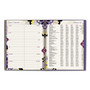 Cambridge Vienna Weekly/Monthly Appointment Book, Vienna Geometric Artwork, 11 x 8.5, Purple/Tan Cover, 12-Month (Jan to Dec): 2024 View Product Image