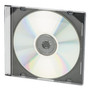 Innovera CD/DVD Slim Jewel Cases, Clear/Black, 100/Pack (IVR85800) View Product Image