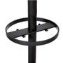 Alba Stan3 Steel Coat Rack, Stand Alone Rack, Eight Knobs, 15w x 15d x 69.3h, Black (ABAPMSTAN3N) View Product Image