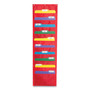 Carson-Dellosa Education Storage Pocket Chart, 10 Pockets, Hanger Grommets, 14 x 47, Red View Product Image