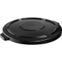 Rubbermaid Commercial Brute 44-gallon Container Lid - Round - Plastic - Black - (RCP264560BKCT) Product Image 