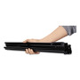 Universal Heavy-Duty Instant Setup Foldaway Easel, Adjusts 25" to 63" High, Aluminum, Black View Product Image