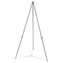 Universal Heavy-Duty Instant Setup Foldaway Easel, Adjusts 25" to 63" High, Aluminum, Black View Product Image