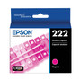 Epson T222520S (T222) Claria Ink, 165 Page-Yield, Cyan/Magenta/Yellow View Product Image