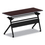 Alera Flip and Nest Table Base, 55.88w x 23.63d x 28.5h, Black View Product Image