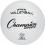 Champion Sports Rubber Volleyball - Rubber, Nylon - White Product Image 