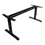 Alera AdaptivErgo Sit-Stand Pneumatic Height-Adjustable Table Base, 59.06" x 28.35" x 26.18" to 39.57", Black View Product Image