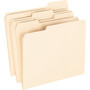 Pendaflex 1/3 Tab Cut Letter Recycled Top Tab File Folder - 8 1/2" x 11" - Top Tab Location - Assorted Tab Position - 11 pt. - Manila Product Image 
