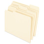 Pendaflex Earthwise by Pendaflex 100% Recycled Manila File Folder, 1/3-Cut Tabs: Assorted, Letter, 0.75" Expansion, Manila, 100/Box (PFX74520) View Product Image