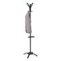 Alba CLEO Coat Stand, Stand Alone Rack, Ten Knobs, Steel/Plastic, 19.75w x 19.75d x 68.9h, Black (ABAPMCLEON) View Product Image