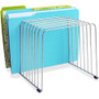 Fellowes Wire File Sorter - 11 Compartment(s) - 11 Divider(s) - 8" Height x 9" Width x 11.38" Depth - Desktop - Silver Product Image 