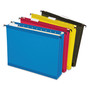 Pendaflex SureHook Hanging Pocket File, Letter Size, 1/5-Cut Tabs, Assorted Colors, 4/Pack View Product Image