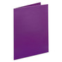 Oxford Two-Pocket Laminated Folder, 100-Sheet Capacity, 11 x 8.5, Metallic Purple, 25/Box View Product Image