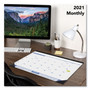 AT-A-GLANCE Desk Pad, 22 x 17, White Sheets, Black Binding, Black Corners, 12-Month (Jan to Dec): 2024 View Product Image