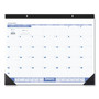 AT-A-GLANCE Desk Pad, 22 x 17, White Sheets, Black Binding, Black Corners, 12-Month (Jan to Dec): 2024 View Product Image