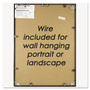 NuDell Metal Poster Frame, Plastic Face, 18 x 24, Black (NUD31222) View Product Image