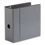 Universal Deluxe Easy-to-Open D-Ring View Binder, 3 Rings, 5" Capacity, 11 x 8.5, Black View Product Image