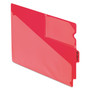Pendaflex Colored Poly End Tab "Out" Guides, 1/3-Cut: Center Position, For Letter Size Files, Red, 50/Box View Product Image