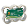 Duck Commercial Grade Packaging Tape, 3" Core, 1.88" x 55 yds, Clear, 6/Pack (DUC240053) View Product Image