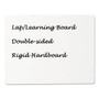 Universal Lap/Learning Dry-Erase Board, 11.75" x 8.75", White Surface, 6/Pack View Product Image