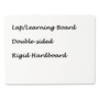 Universal Lap/Learning Dry-Erase Board, 11.75" x 8.75", White Surface, 6/Pack View Product Image