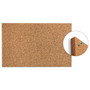 Iceberg iDesign Frameless Cork Bulletin Board, 24" x 38", Tan Surface View Product Image