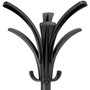 Alba Brio Coat Stand, 13.75w x 13.75d x 66.25h, Black View Product Image