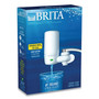 Brita Water Faucet Mount Filtration System with 1 Elite Advanced Replacement Filter, White View Product Image