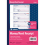 Adams Receipt Book, Three-Part Carbonless, 7.19 x 2.75, 4 Forms/Sheet, 100 Forms Total View Product Image