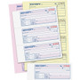 Adams Receipt Book, Three-Part Carbonless, 7.19 x 2.75, 4 Forms/Sheet, 100 Forms Total View Product Image