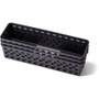 Officemate Recycled Supply Basket, Plastic, 10.13 x 3.06 x 2.38, Black, 3/Pack View Product Image