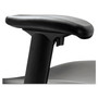 Alera Elusion Series Mesh Mid-Back Multifunction Chair, Supports Up to 275 lb, 17.7" to 21.4" Seat Height, Black View Product Image