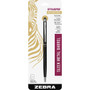 Zebra Multifunctional Stylus Pen - Integrated Writing Pen - 1 Each - 0.24" - Metal - Black Product Image 