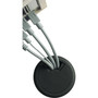 Cord Away Grommet, Adjustable, 2" Diameter, Black View Product Image
