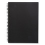 TRU RED Wirebound Soft-Cover Notebook, 1-Subject, Narrow Rule, Black Cover, (80) 9.5 x 6.5 Sheets View Product Image