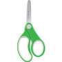 Westcott Soft Handle Kids Scissors, Rounded Tip, 5" Long, 1.75" Cut Length, Assorted Straight Handles, 12/Pack (ACM15971) View Product Image