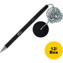 Integra Antimicrobial Rubber Barrel Counter Pen - Black Ink - Rubber Barrel Product Image 