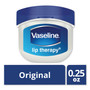 Vaseline Lip Therapy, Original, 0.25 oz, Plastic Flip-Top Container, 32/Carton View Product Image